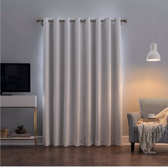 2 Curtains 100 % black-out 52”Wx84”L - Picture 3 of 4